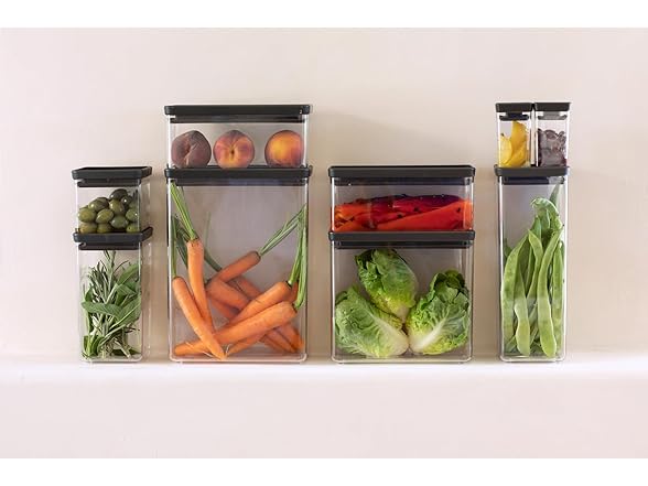 Brabantia TASTY+ Stackable Canister Set of Set of 3