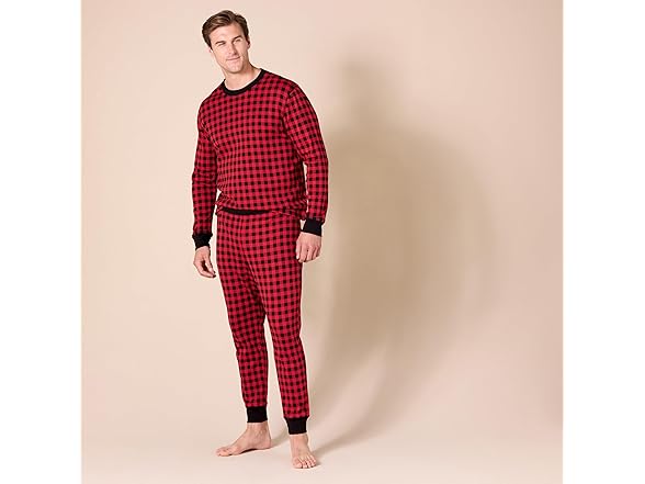 Amazon Essentials Mens Knit PJ Set