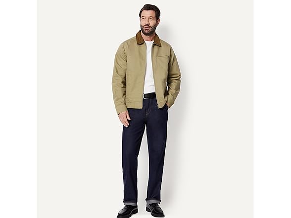 Amazon Essentials Mens Relaxed Fit Denim Jacket