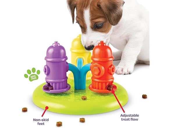 Brightkins Spinning Hydrant Treat Puzzle