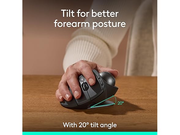 Logitech MX Ergo S Advanced Wireless Trackball Mouse