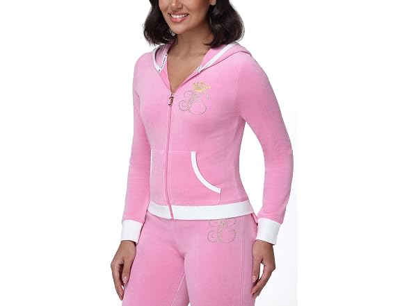 Juicy Couture Heritage Zip Front Hoodie (Medium)