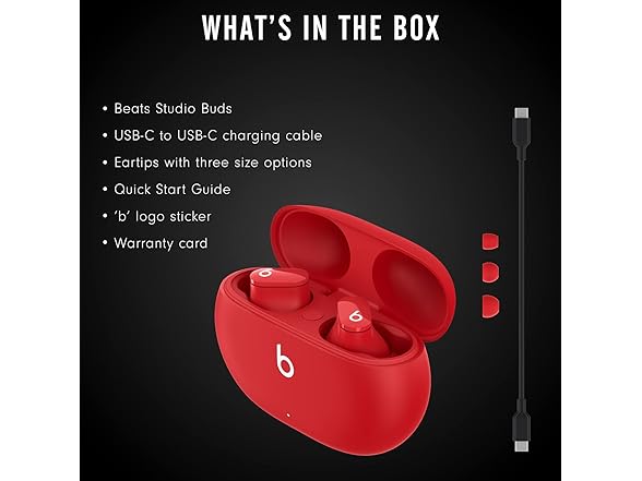 BEATS MJ503LL/A-NEW Beats Studio Buds Wireless Noi