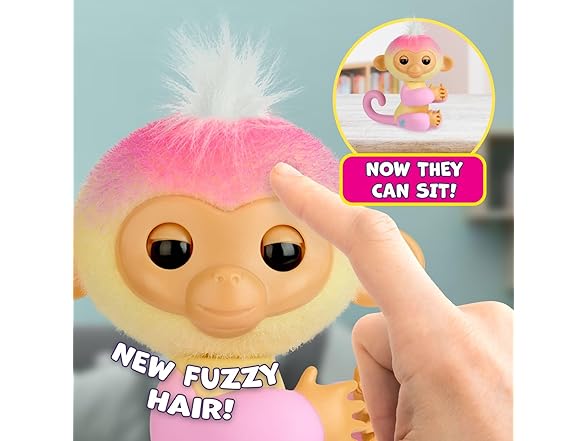 Fingerlings 2023 Interactive Baby Monkey Set