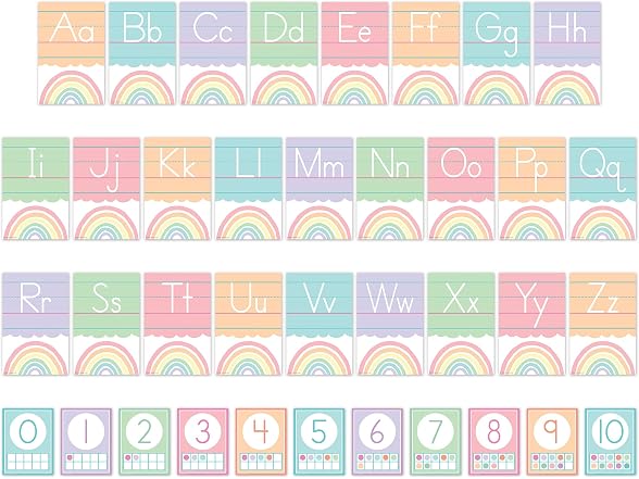 Teacher Created Resources Pastel Pop Alphabet