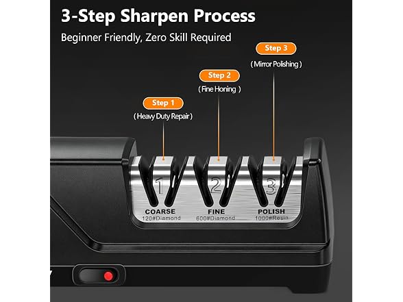 Leifod 3-Stage Knife Sharpener