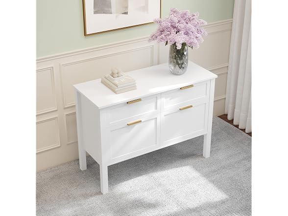 Martha Stewart Hutton File Cabinet, Wht