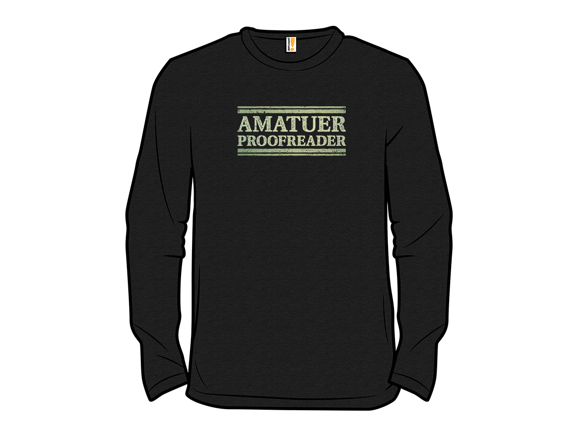 Amatuer Proofreader - Gallery 13