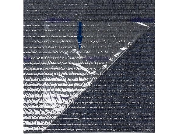 Mohawk Home Peel Stick Carpet Polyester Blue Rib - Gallery 8