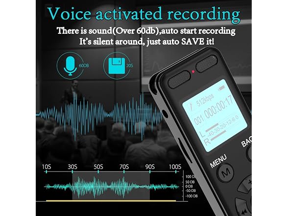 Aiworth 136GB Digital Voice Recorder