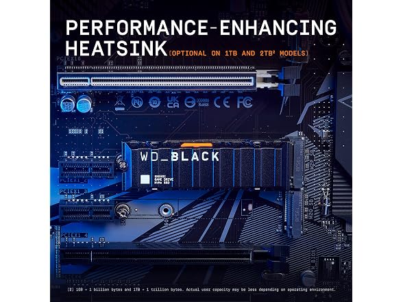 (NEW) WD Black SN850X 8TB NVMe SSD with Heatsink