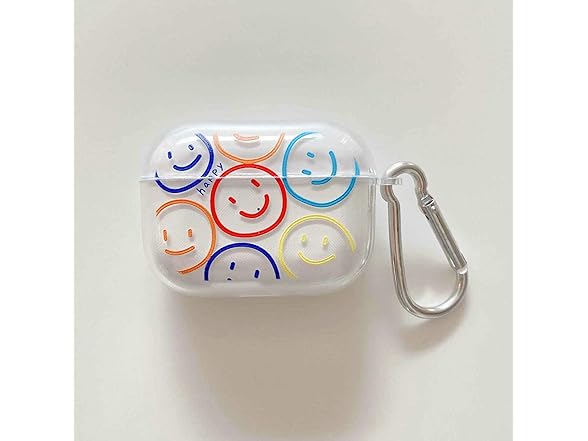 JANDM Compatible with Airpods Pro Smiley