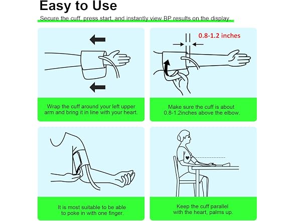 Ronowee Blood Pressure Monitor Upper