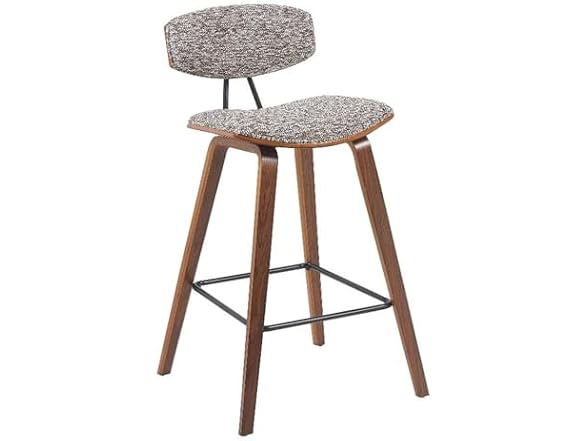 Armen Fox Counter Bar Stool, Walnut