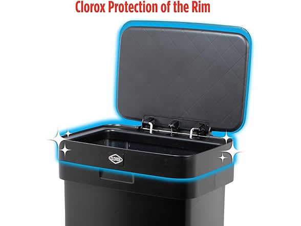 Clorox 13 Gallon Trash Can - 50L Kitchen Trash Can