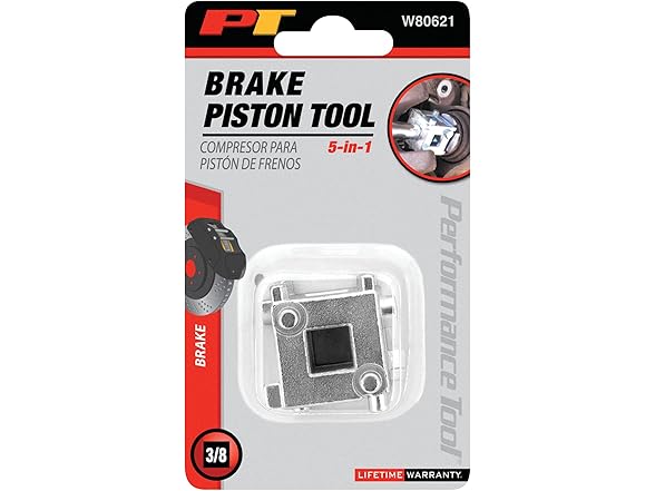 Performance Tool 3/8" Drive Disc Brake Piston Tool