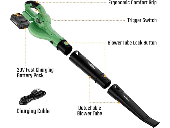 WORKPROX Leaf Blower Cordless Kit