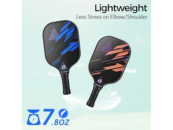 niupipo Pickleball Paddles Set 4 Balls