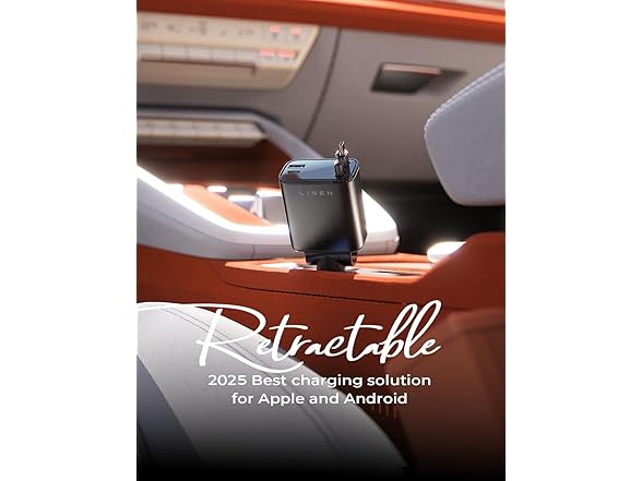 LISEN Retractable Car Charger