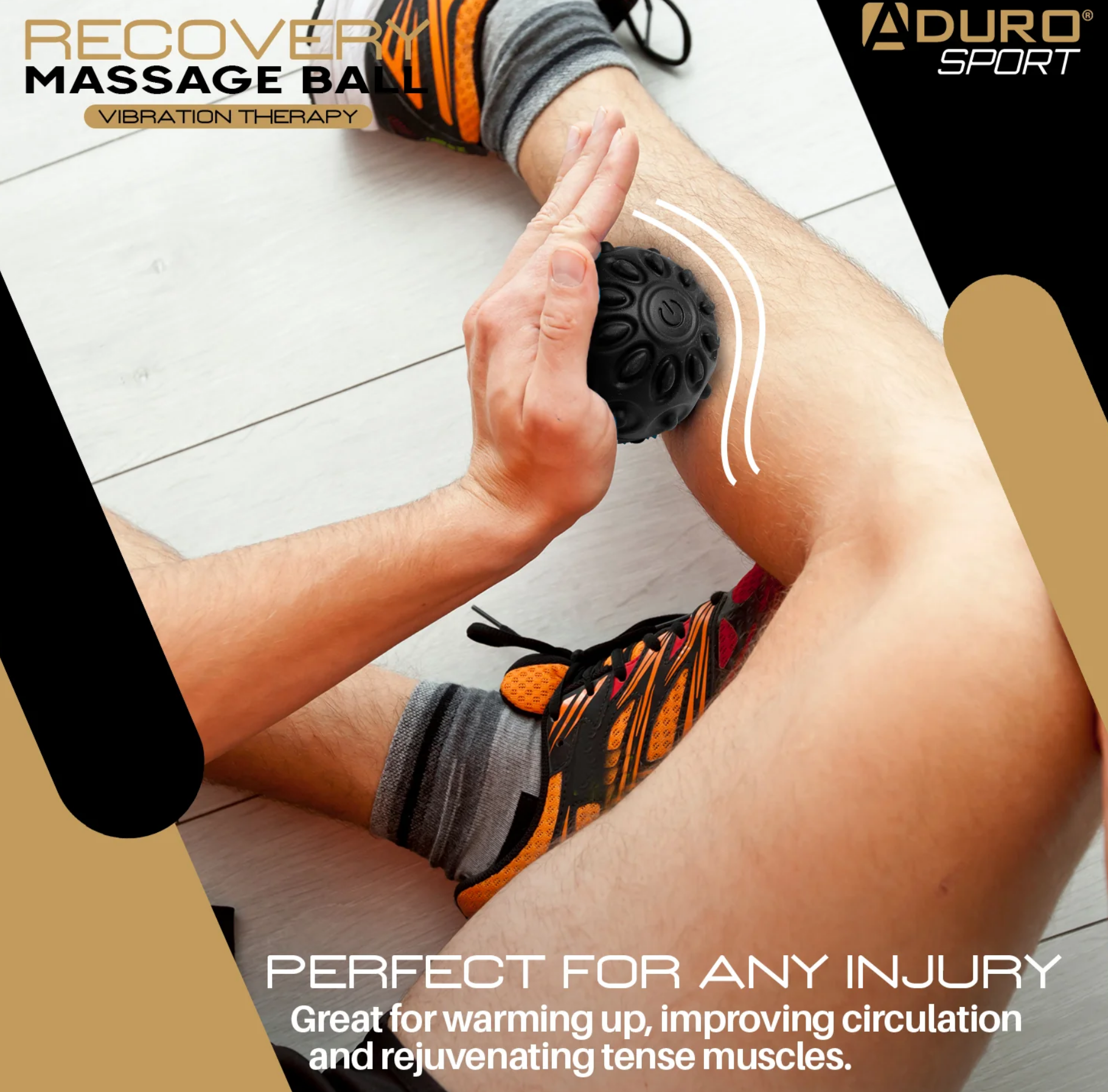 Aduro Vibrating Recovery Massage Ball - Gallery 12