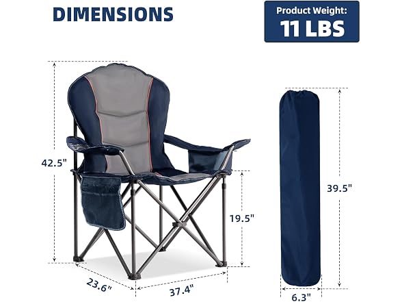 Foristrail Camping Chair with Side Table