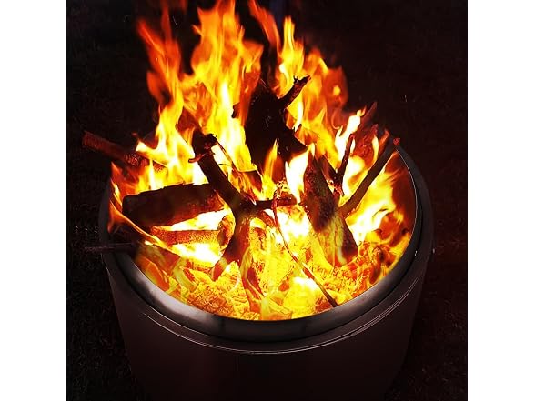 27in Smokeless Fire Pit Stainless