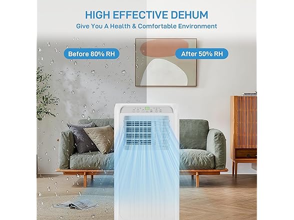 Vossfamul 10000 BTU Portable AC with Remote