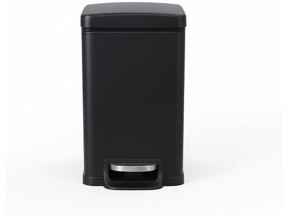 12 Gal & 2.6 Gall Step-on Stainless Steel Trash Can 