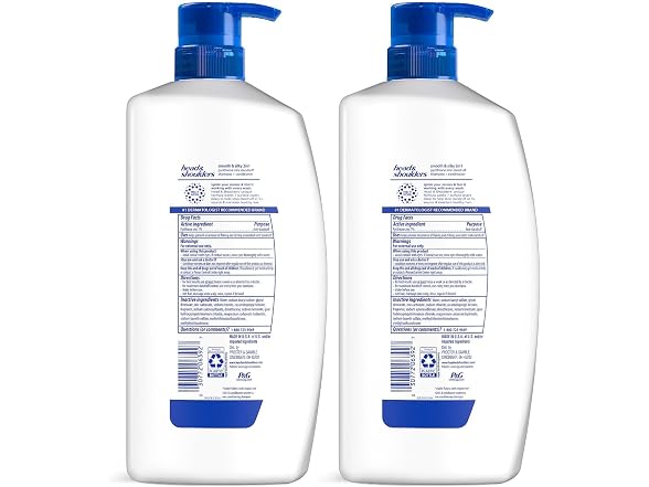 Head and Shoulders Smooth Silky 2in1 Twin Pack