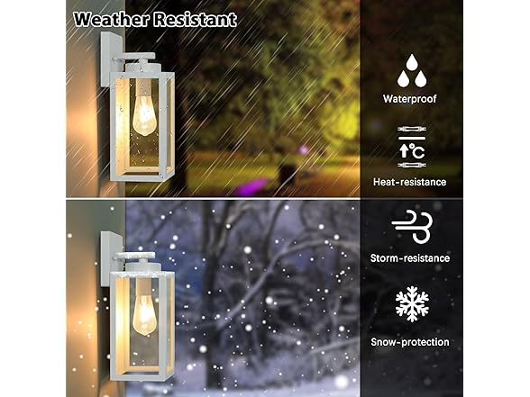 BesLowe Outdoor Wall Light Fixtures 2pk