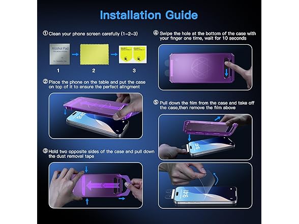 Uyiton Privacy Screen Protector, 2-Pack