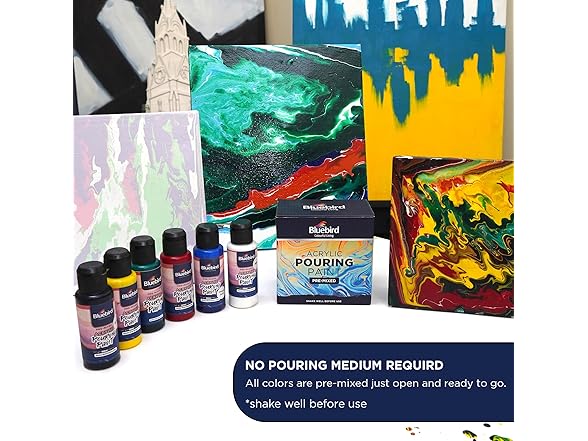 BLUEBIRD Acrylic Pouring Paint