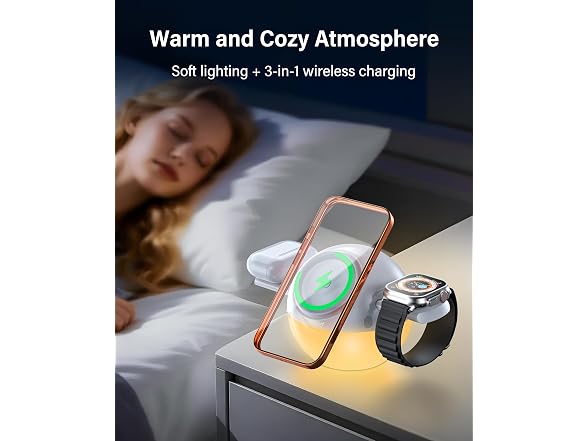 Moon Lamp 8 Color LED Night Light with 3 in