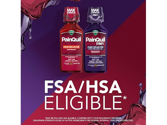Vicks PainQuil and PainQuil PM Pain Relief Liquid