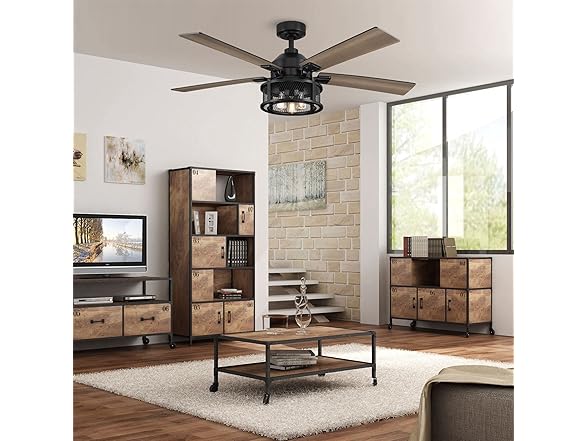 Parrot Uncle F6318110V 52" Ceiling Fan with Lights