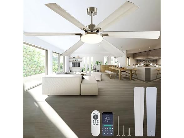 DIAMONDFORGE 72in Indoor/Outdoor Ceiling Fan