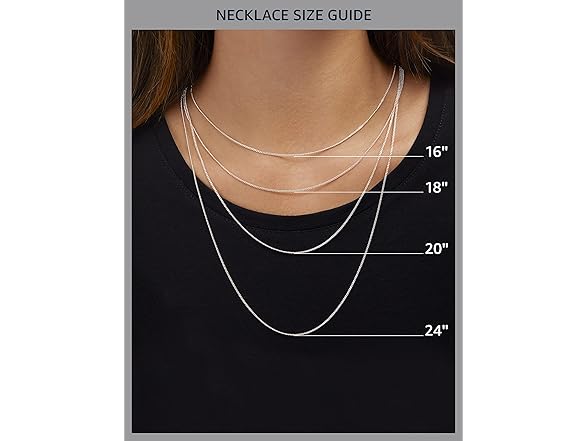 Amazon Essentials Platinum-Plated Necklace