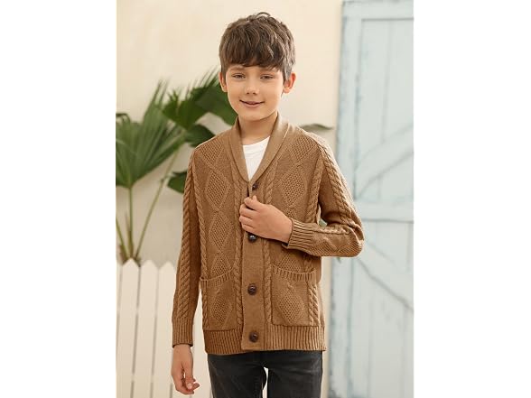 Inorin Boys (13-14 Years) Sweater Cardigan Coats