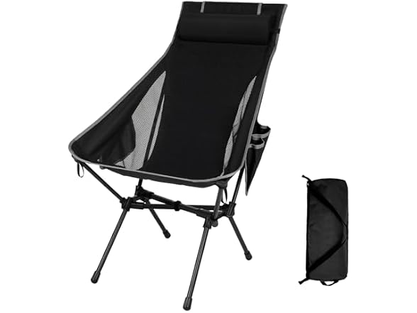 diwaite Portable High Back Camping Chair