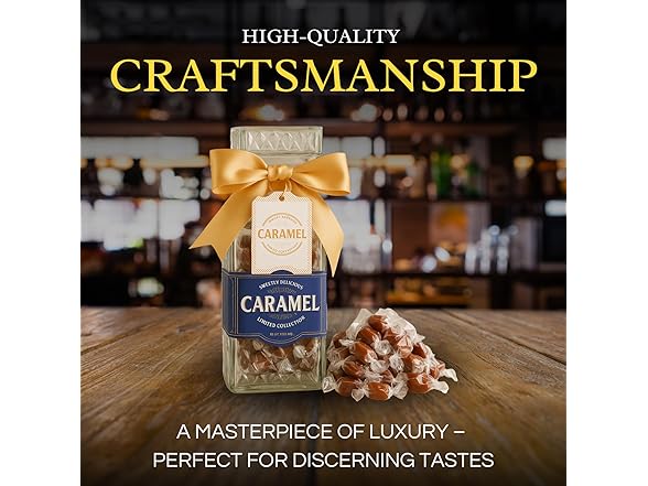 Scotch Whiskey Caramels & Glass Decanter