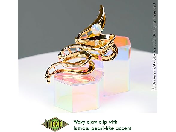 Wicked Gold Hair Claw Clip
