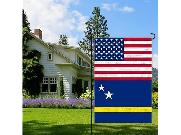 Curacao USA Friendship Garden Flag