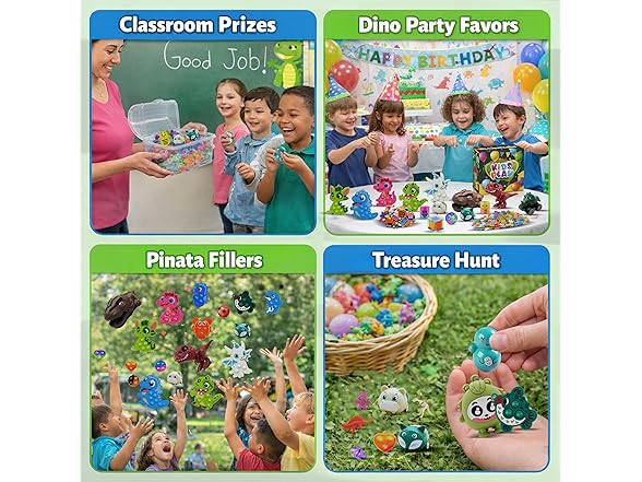 FORLINX Dinosaurs Party Favors for Kids