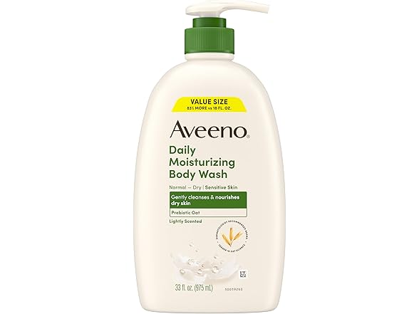 Aveeno Daily Body Wash Prebiotic Oat, 33oz