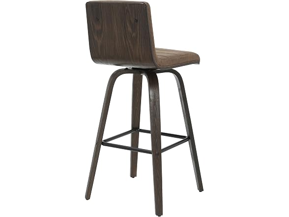 Armen Living Vienna Swivel Bar Height Bar Stool, Set of 3