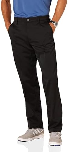 Amazon Essentials Men's Classic-Fit Stretch Golf Pant (Available in Big & Tall), Black, 29W x 34L