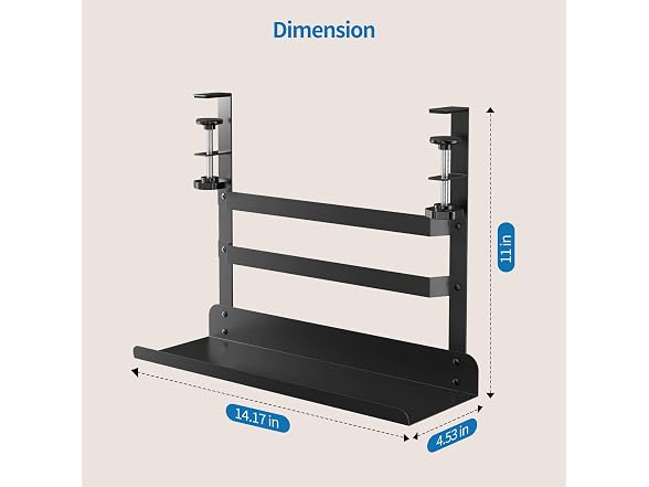 Yecaye Under Desk Cable Management Tray