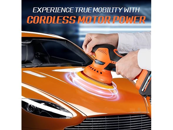 Protmex Cordless Car Buffer Polisher
