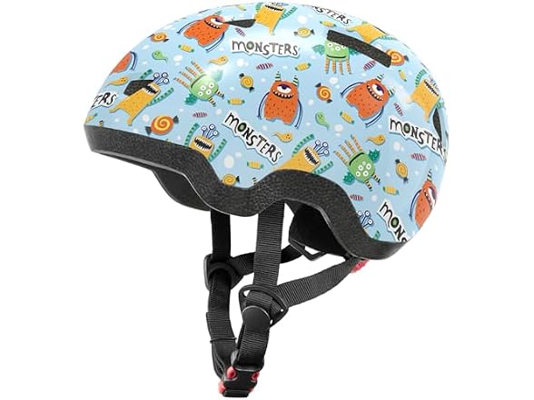 MOUNTALK Blue Monster Bike Helmet Ages 1-6
