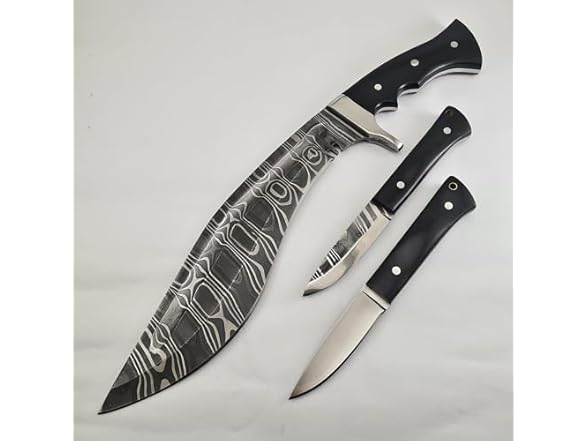 Vetus Kukri Knife Set Fixed Blade Kukri 12"